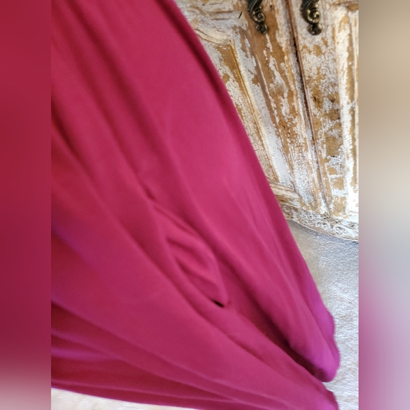 New Ava &Viv Rasberry Plum sleeveless Maxi 1X - Picture 7 of 13